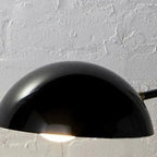 Rounded Dome Metal Simplicity 1-Light Swing Arm Wall Light