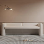 Modern Genuine Leather Cushioned Bedroom Bench