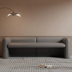 Modern Genuine Leather Cushioned Bedroom Bench