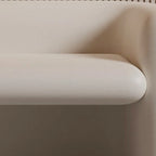 Modern Genuine Leather Cushioned Bedroom Bench