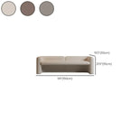 Modern Genuine Leather Cushioned Bedroom Bench