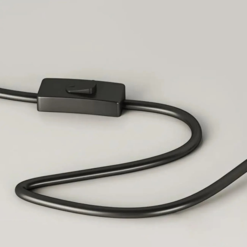 Arc Modern Cream Iron Bowl Floor Lamp with Shelf