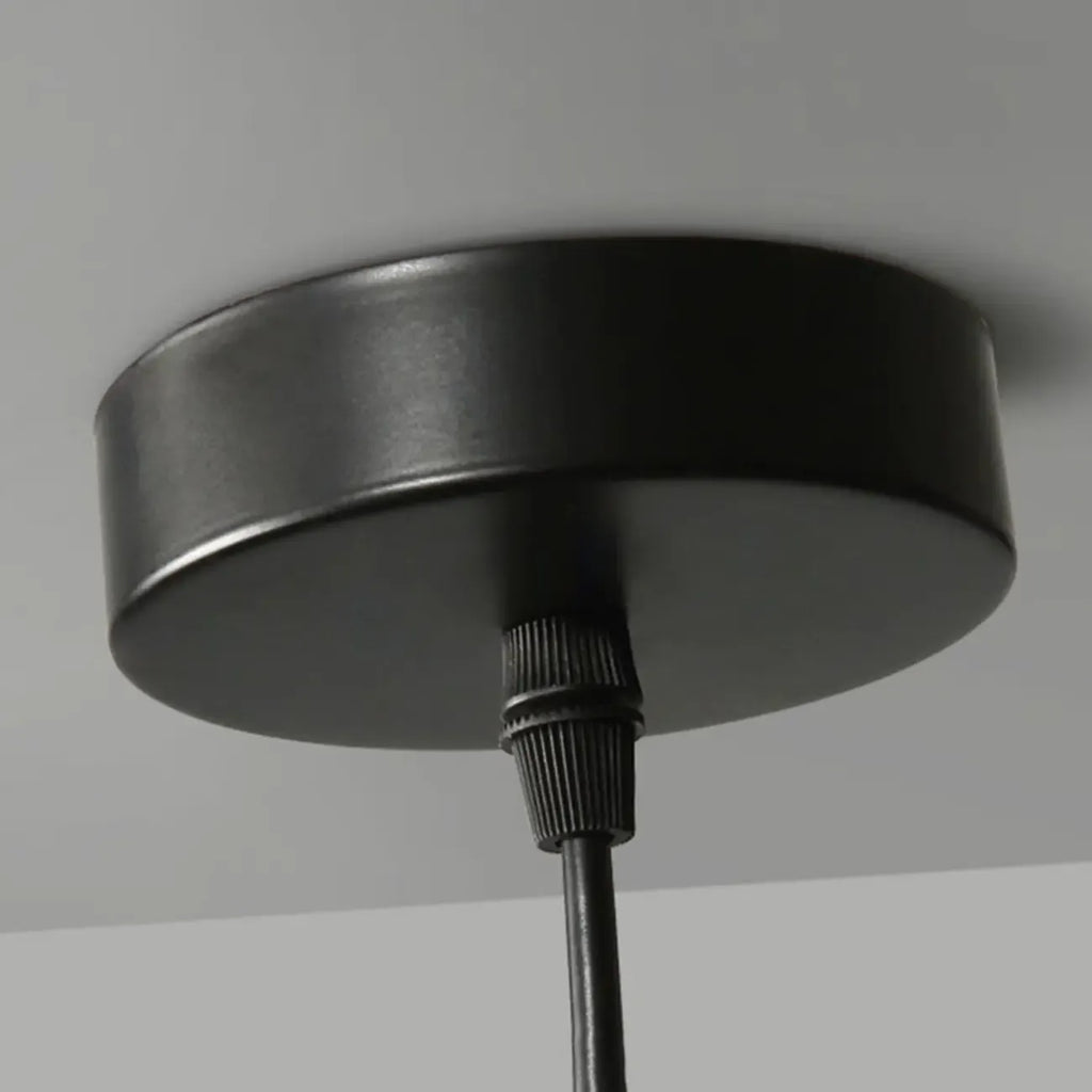 Modern Black Globe Glass Island Pendant Light for Kitchen