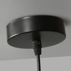 Modern Black Globe Glass Island Pendant Light for Kitchen