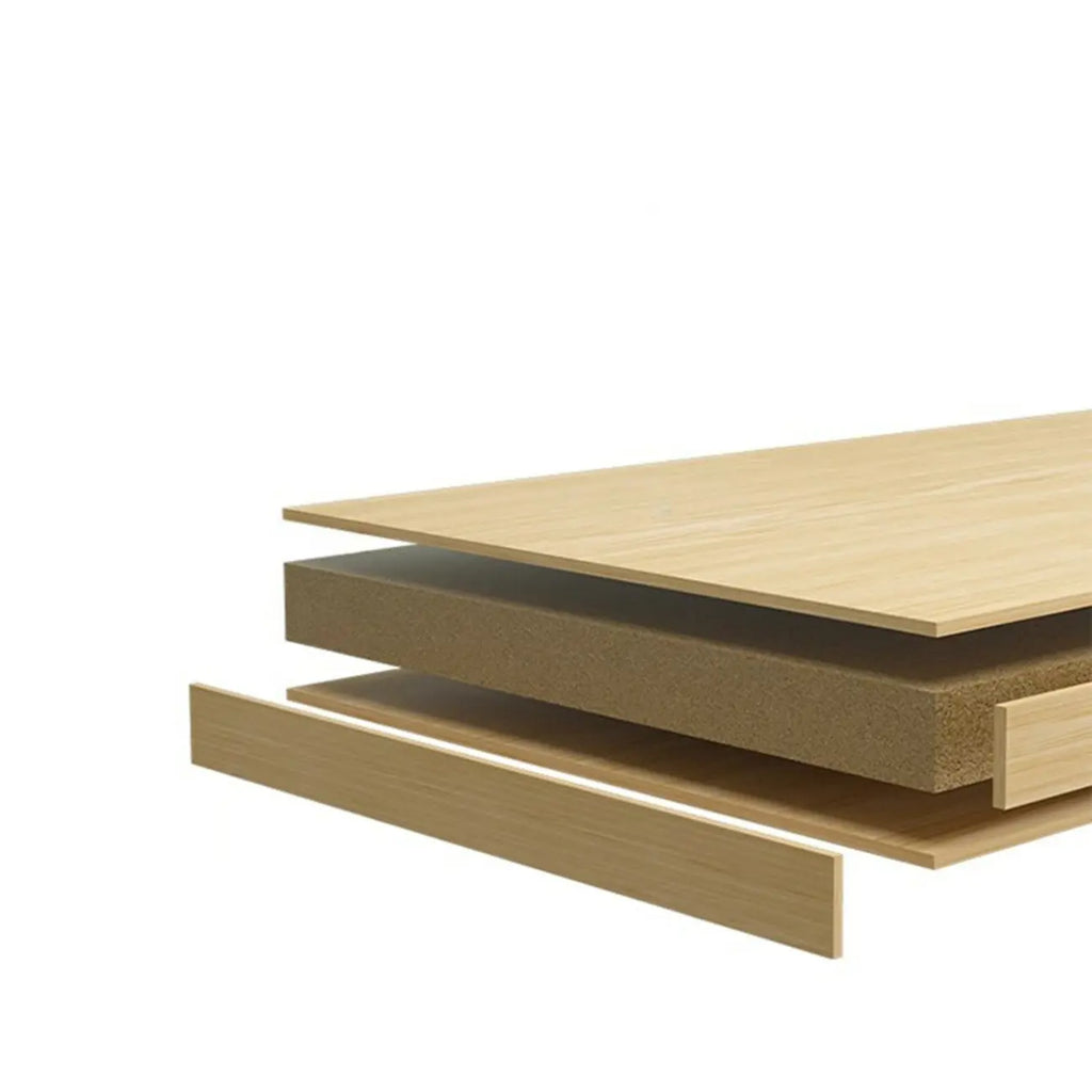 5-Tier Modern Oak Entryway Shoe Cabinet with Doors