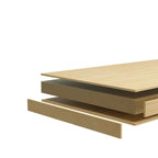 5-Tier Modern Oak Entryway Shoe Cabinet with Doors