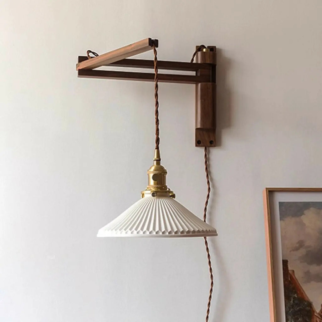 Minimalist Swing Arm Wall Mount Light for Interior Spaces