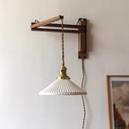 Minimalist Swing Arm Wall Mount Light for Interior Spaces