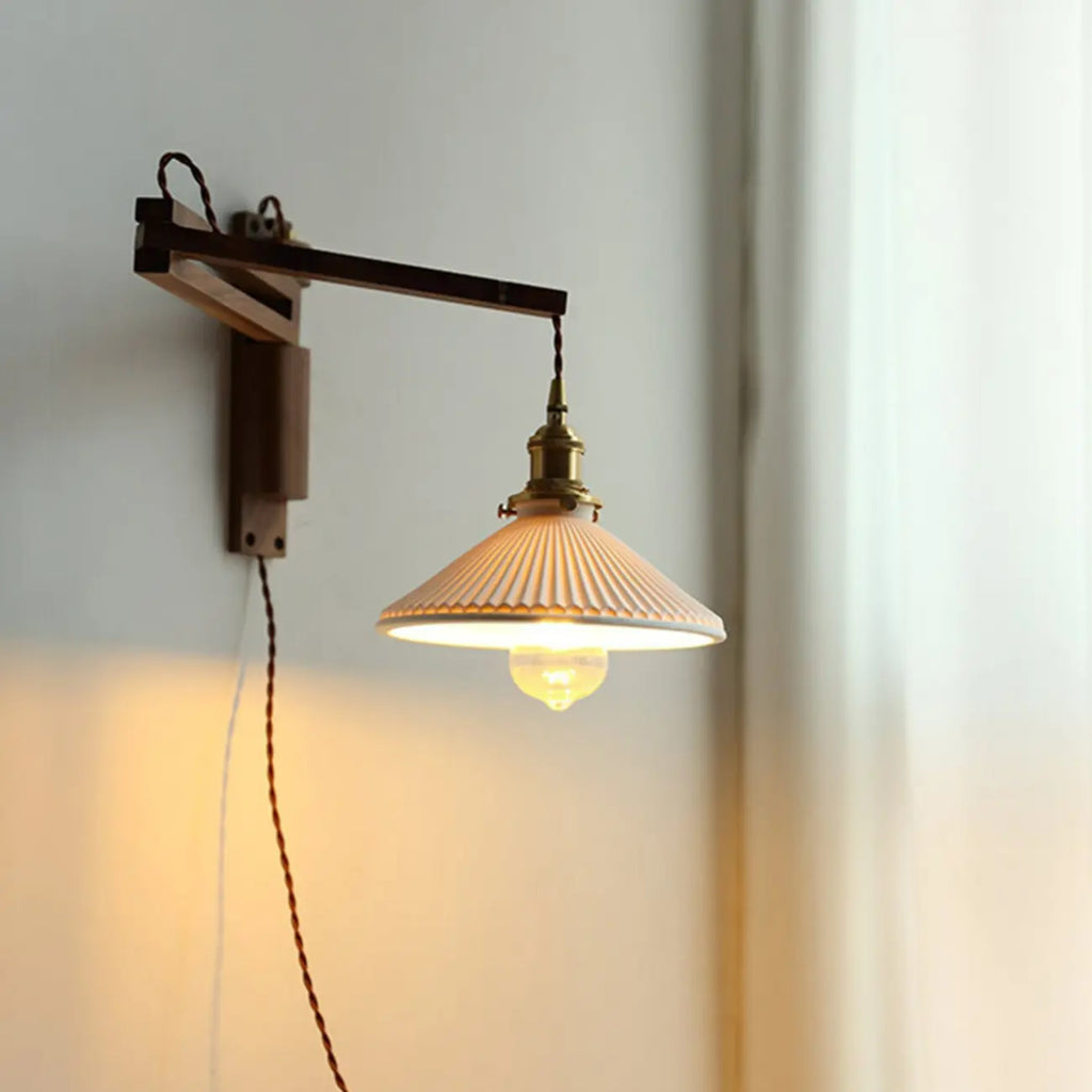 Minimalist Swing Arm Wall Mount Light for Interior Spaces