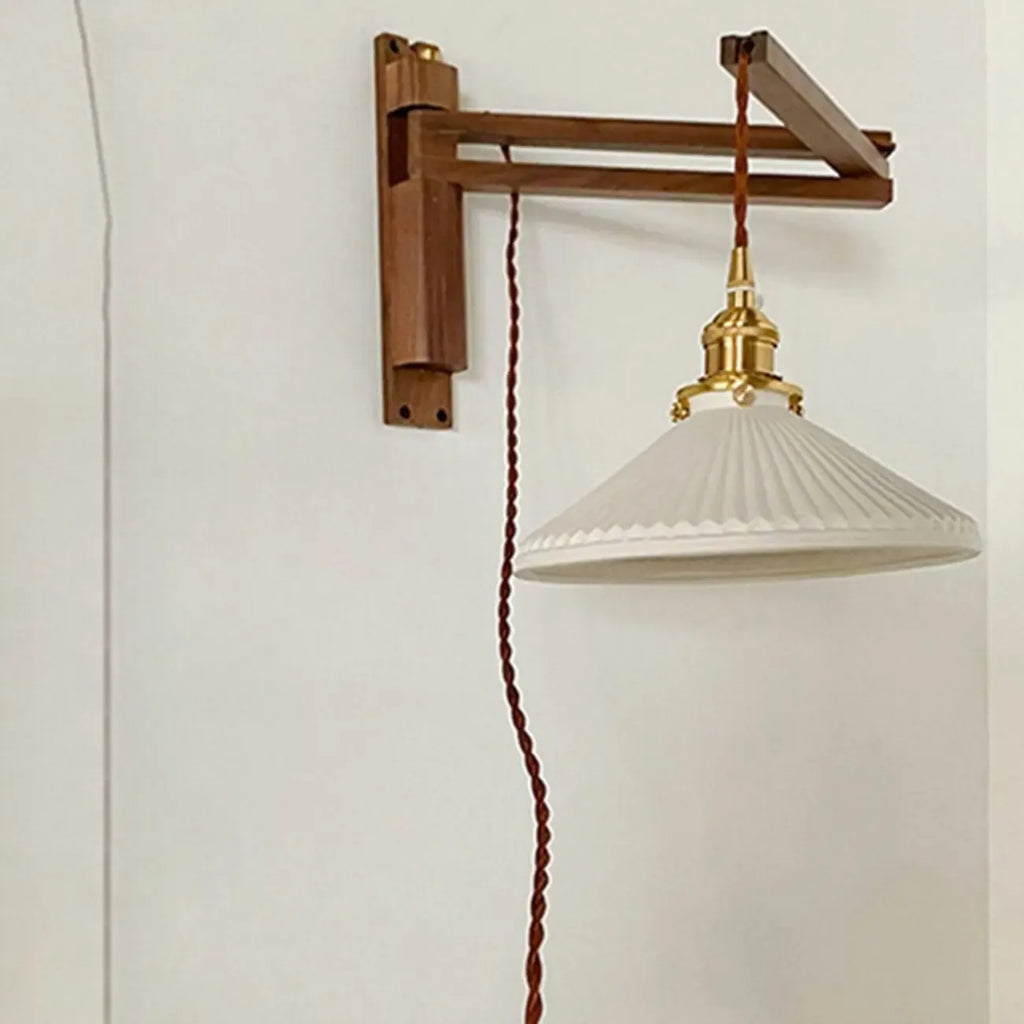 Minimalist Swing Arm Wall Mount Light for Interior Spaces