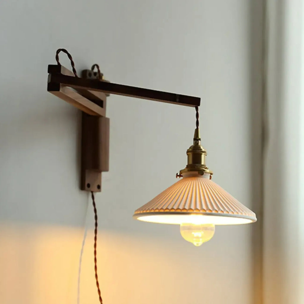 Minimalist Swing Arm Wall Mount Light for Interior Spaces