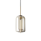Modern Glass Globe Pendant Light with Adjustable Cord for Dining