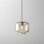 Modern Glass Globe Pendant Light with Adjustable Cord for Dining