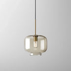 Modern Glass Globe Pendant Light with Adjustable Cord for Dining