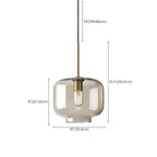 Modern Glass Globe Pendant Light with Adjustable Cord for Dining