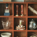 Elegant Freestanding Wooden Display Cabinet with Drawers