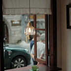 Adjustable Flower Glass Pendant Light for Dinning Areas