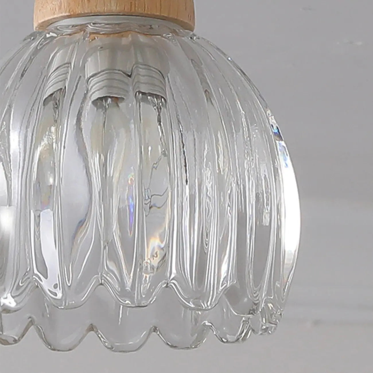 Adjustable Flower Glass Pendant Light for Dinning Areas