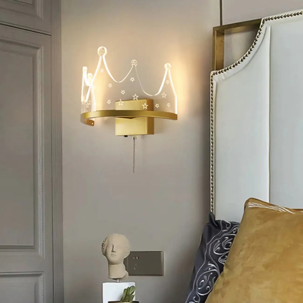 Dimmable Moon Astronaut LED Wall Sconce for Bedside Light