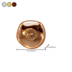 Modern Artistic Irregular Clear Shade Wall Sconce