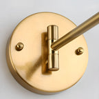 Cylinder Metal Adjustable Swing Arm Wall Light for Bedside