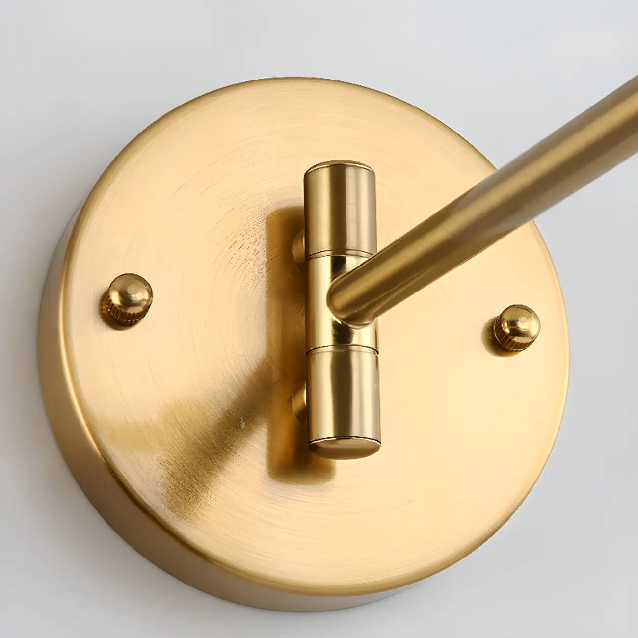 Cylinder Metal Adjustable Swing Arm Wall Light for Bedside