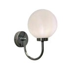 Globe Wall Sconce with Chrome Finish for Residential Use