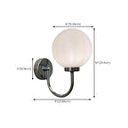 Globe Wall Sconce with Chrome Finish for Residential Use