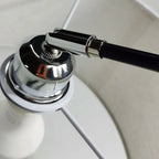 Modern Adjustable Arc Floor Lamp Drum Shade for Living Room