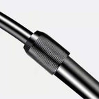 Modern Adjustable Arc Floor Lamp Drum Shade for Living Room