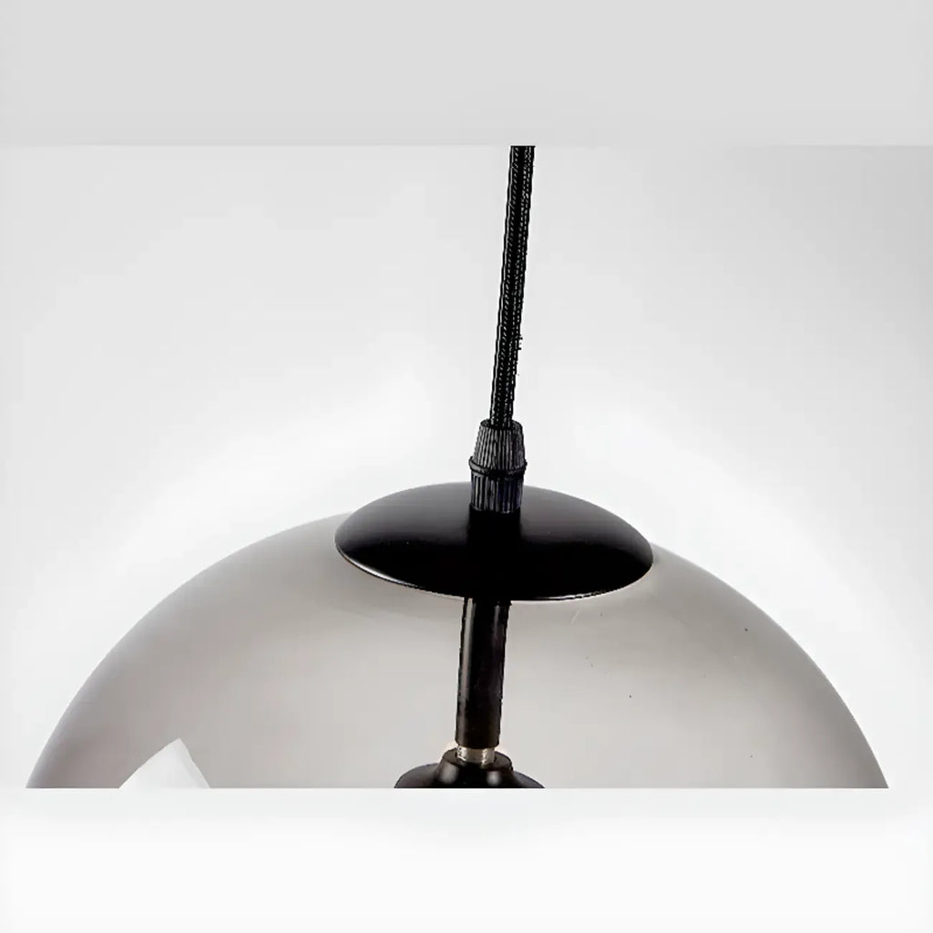 Modern Glass Sphere 3-Light Pendant for Kitchen Island