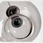 Modern Glass Sphere 3-Light Pendant for Kitchen Island