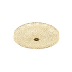 Circular Gold LED Flush Ceiling Light for Bedroom Decor