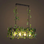 Industrial Matte Black Iron Island Pendant Light for Kitchen