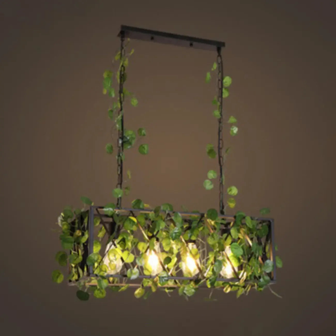 Industrial Matte Black Iron Island Pendant Light for Kitchen