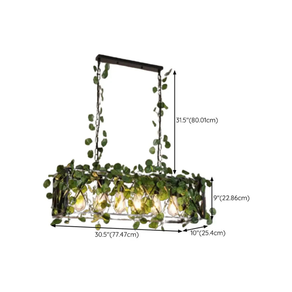 Industrial Matte Black Iron Island Pendant Light for Kitchen