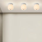 Mini Drum Shape Hallway Semi Flush Mount Ceiling Light