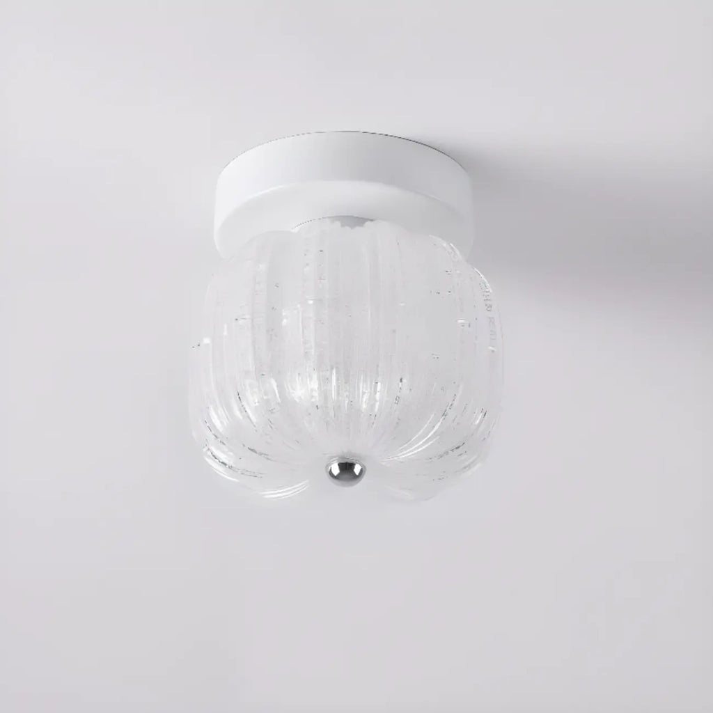 Mini Drum Shape Hallway Semi Flush Mount Ceiling Light