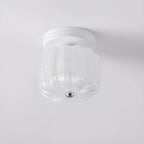 Mini Drum Shape Hallway Semi Flush Mount Ceiling Light