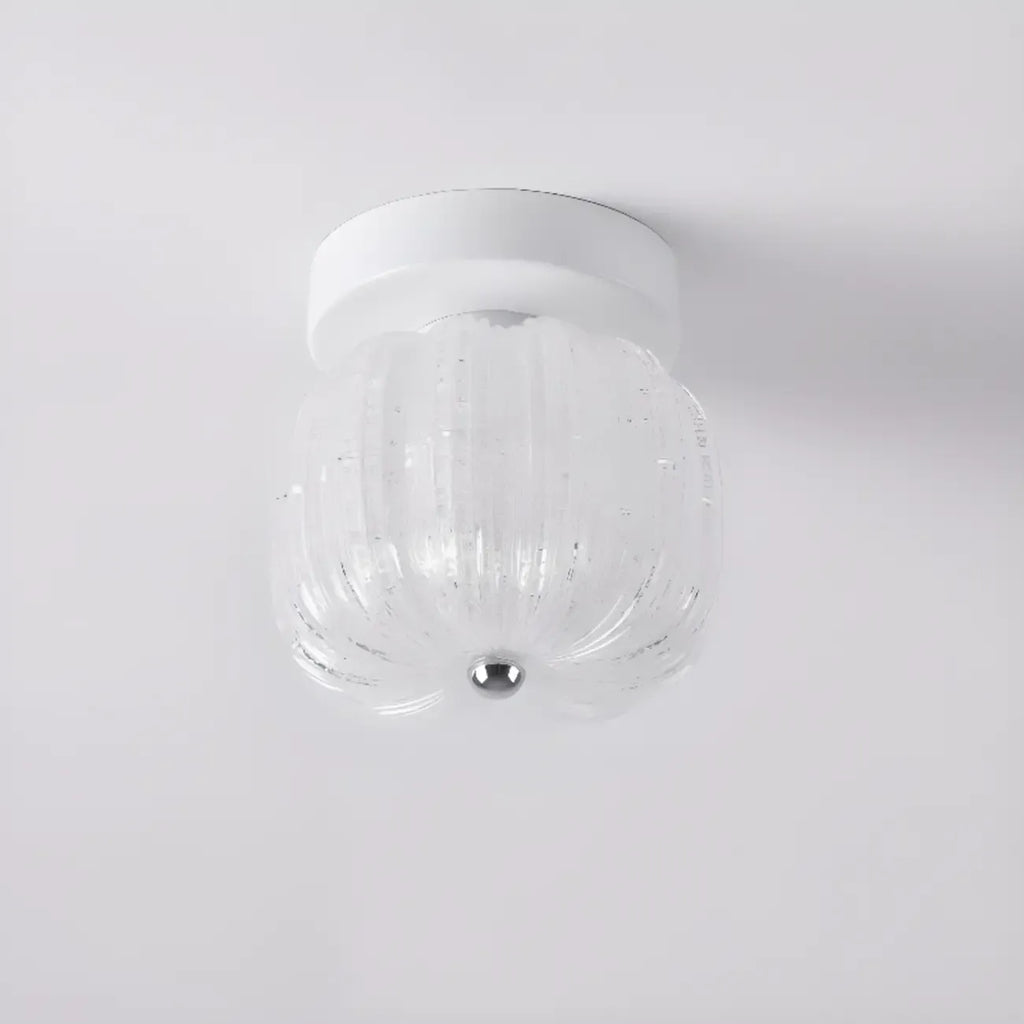 Mini Drum Shape Hallway Semi Flush Mount Ceiling Light