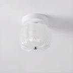 Mini Drum Shape Hallway Semi Flush Mount Ceiling Light