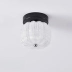 Mini Drum Shape Hallway Semi Flush Mount Ceiling Light