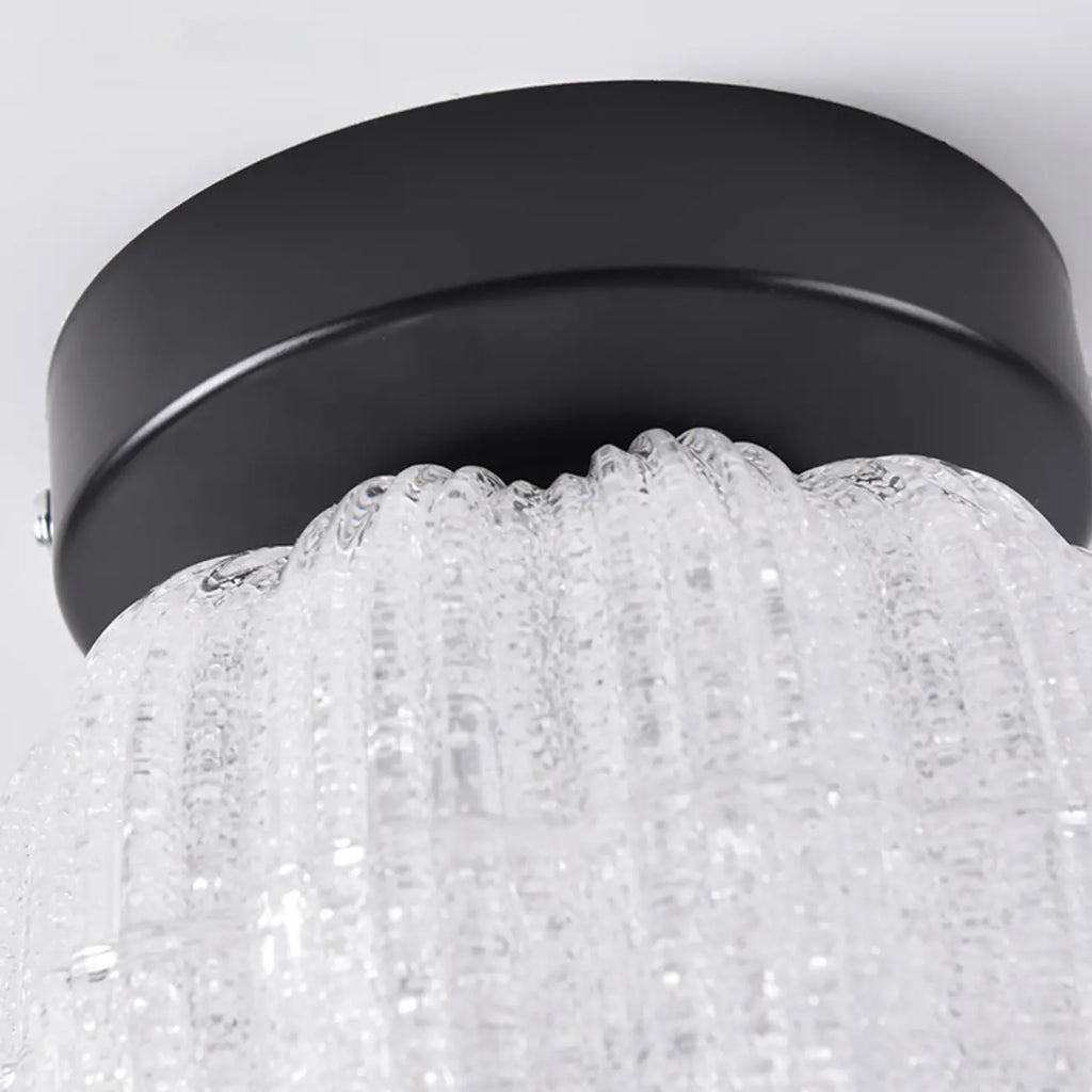 Mini Drum Shape Hallway Semi Flush Mount Ceiling Light