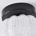 Mini Drum Shape Hallway Semi Flush Mount Ceiling Light