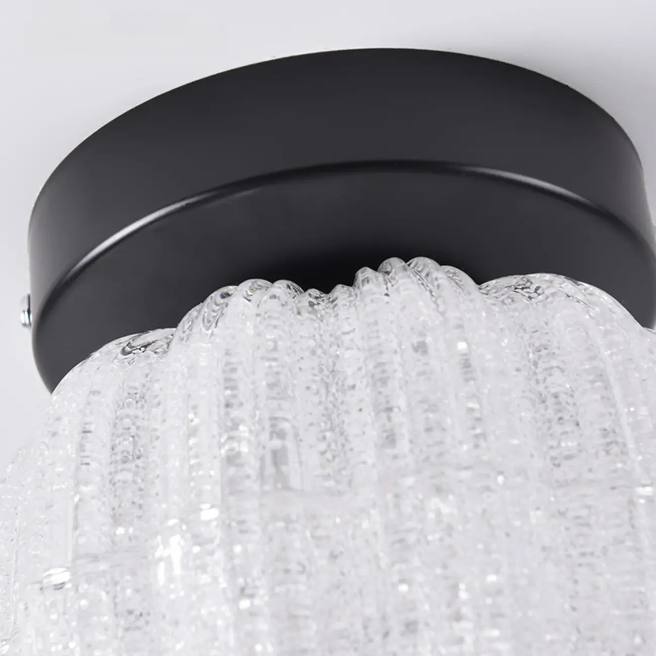 Mini Drum Shape Hallway Semi Flush Mount Ceiling Light