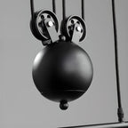 Industrial Black Cone Adjustable Island Pendant Light for Kitchen