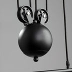 Industrial Black Cone Adjustable Island Pendant Light for Kitchen