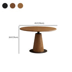 Simplistic Natural Ash Wood Round Dining Table