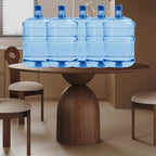 Modern Walnut Solid Wood Round Dining Table