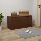 Solid Wood Drop Front Entryway Shoe Storage Bench